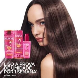 Kit Shampoo, Condicionador e Sérum L'Oréal Paris Elseve Liso dos Sonhos